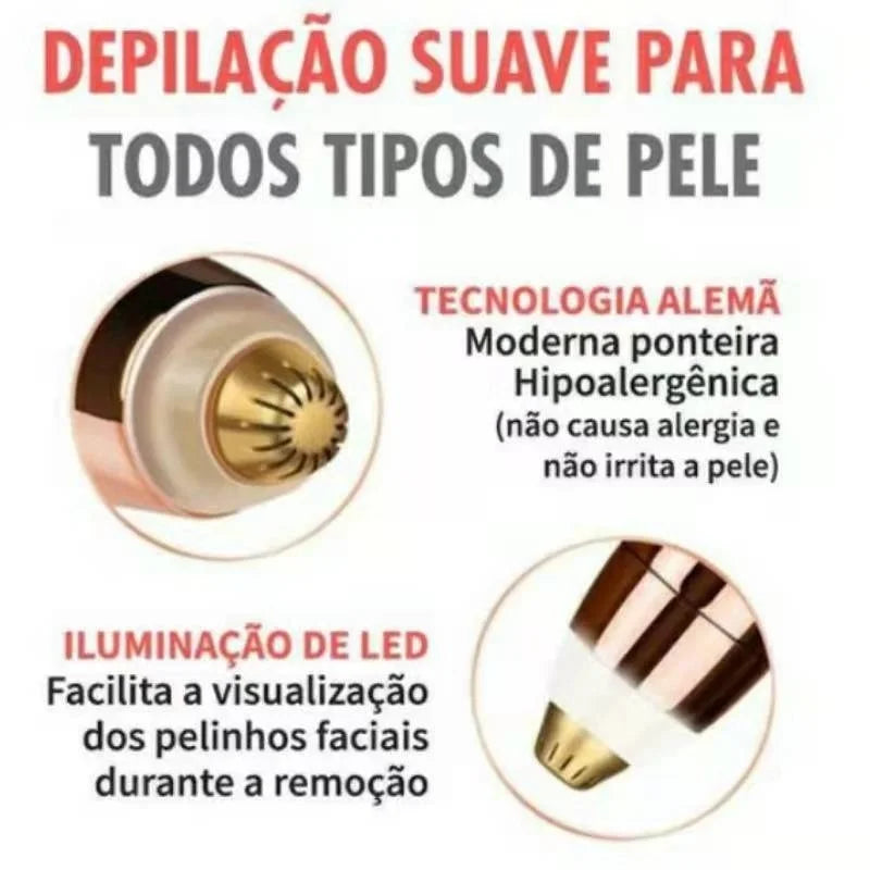 Removedor de Pelos Recarregável